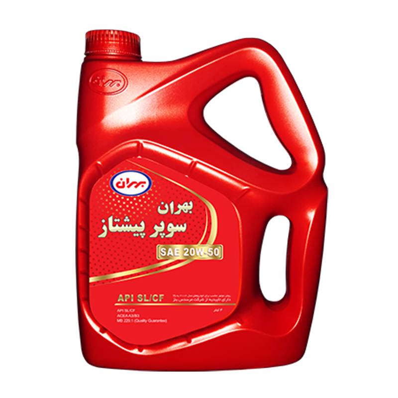 روغن موتور بهران سوپر پیشتاز مدل 20W-50 SL چهار لیتری ا BEHRAN SUPER PISHTAZ 20W-50 SL 4lit