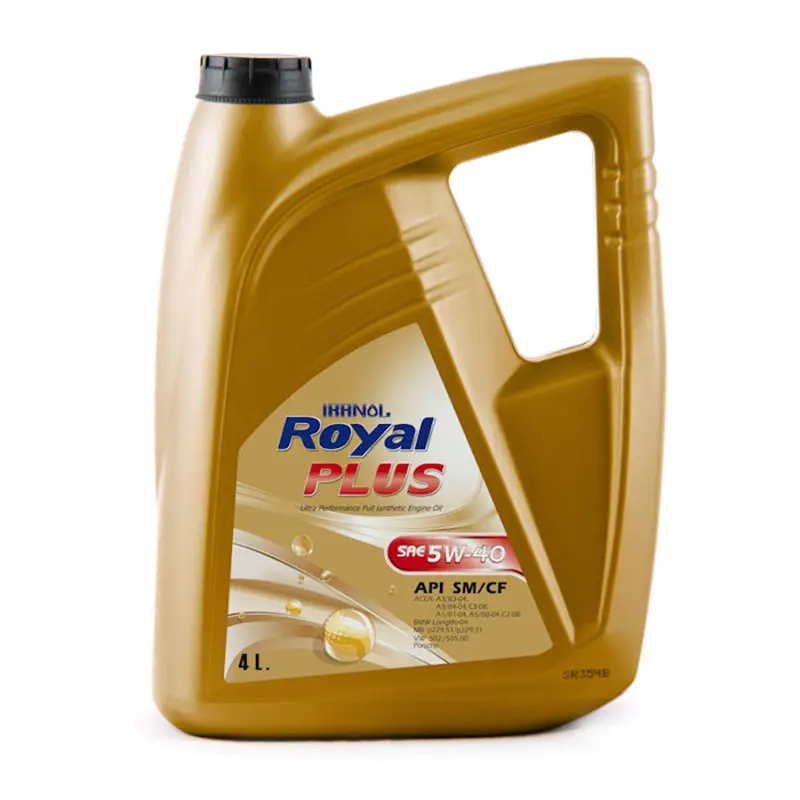 743457 روغن موتور ایرانول رویال پلاس 5W-40 SM/CF چهار لیتری