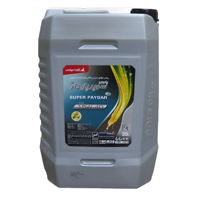 94613 روغن موتور پارس سوپر پایدار اولترا 15W-40 بیست لیتری