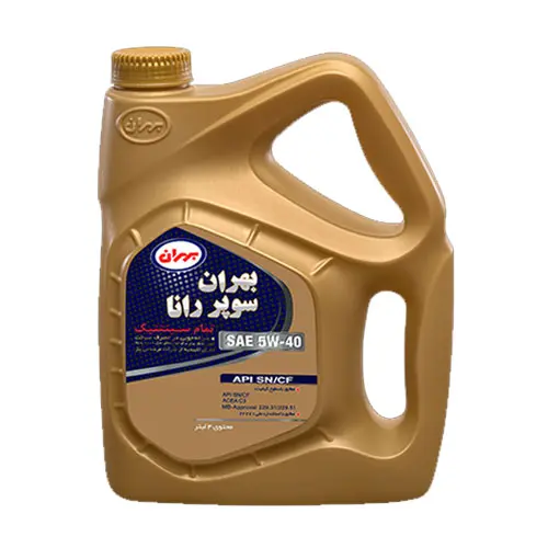 super-rana-5w40 روغن موتور بهران سوپر رانا 5W-40 SN چهار لیتری