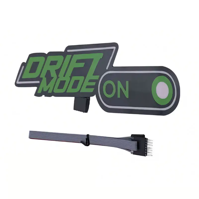 76453 برچسب استیکر برقی خودرو طرح دریفت مود آن (Drift Mode On)