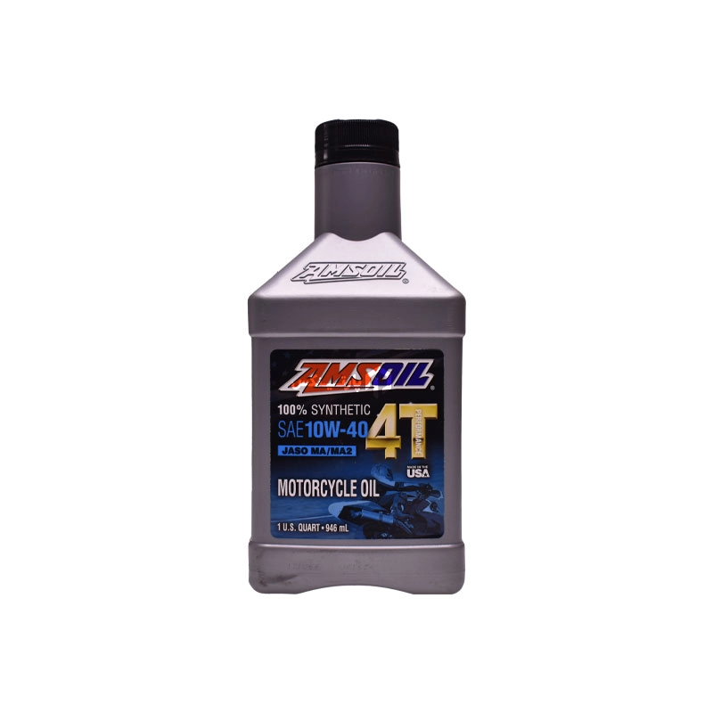روغن موتورسیکلت 10W-40 امسویل (AMS) اصلی آمریکا حجم 946 میلی‌لیتر