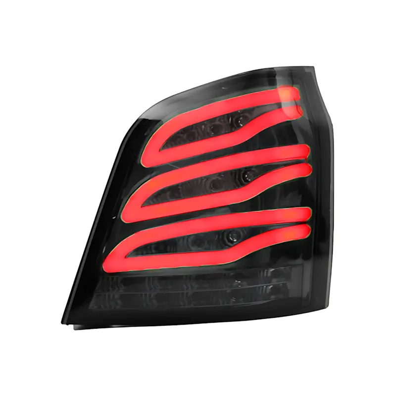 Rearlight-NGco-Pride111-S500-RedDodi چراغ خطر عقب اسپرت پراید 111 طرح بنز S500 قرمز دودی برند انجیکو (NGco) - Image 1