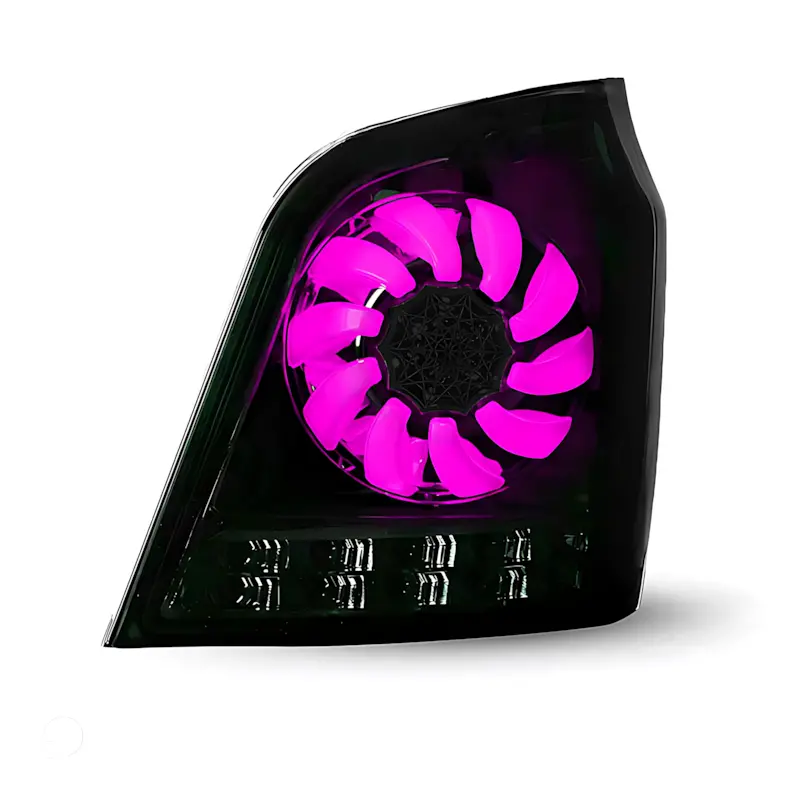 Rearlight-NGco-Pride111-Ferari-MultiColor4 چراغ خطر عقب اسپرت پراید 111 طرح فراری مولتی کالر برند انجیکو (NGco) - Image 1